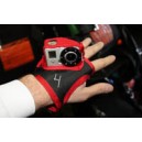 Kameras kesztyo GoPro Hero 1-2 / Handcam glove for single GoPro Hero HD camera